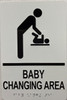 HOTEL ADA BABY CHANGING AREA SIGN