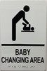 HOTEL DIRECTIONAL SIGN BABY CHANGING AREA