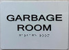 HOTEL ADA GARBAGE ROOM SIGN