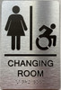 HOTEL ADA CHANGING ROOM SIGN