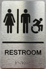 HOTEL DIRECTIONAL SIGN MEN / WOMEN RESTROOM
