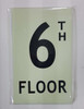 Floor number six  Hpd Sign