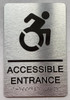 HOTEL DIRECTIONAL SIGN ACCESSIBLE ENTRANCE