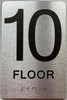 ADA 10TH FLOOR SIGN