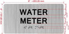 BRAILLE WATER METER SIGN