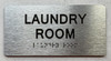 BRAILLE LAUNDRY ROOM SIGN