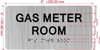 HOTEL ADA GAS METER ROOM SIGN