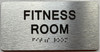 ADA FITNESS ROOM SIGN