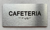 HOTEL DIRECTIONAL SIGN CAFETERIA