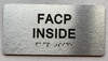 BRAILLE FACP INSIDE SIGN