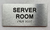 HOTEL SERVER ROOM SIGN