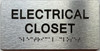 ADA ELECTRICAL CLOSET SIGN