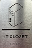 ADA IT CLOSET SIGN