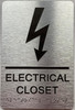 BRAILLE ELECTRICAL CLOSET SIGN