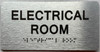 ADA ELECTRICAL ROOM SIGN