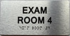 HOTEL ADA EXAM ROOM NO 4 SIGN