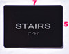 Stairs-Tactile Signage