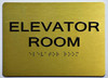Elevator Room-Tactile Signage