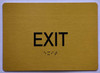 EXIT-Tactile Sign