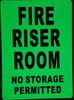 FIRE RISER ROOM  GLOW IN THE DARK