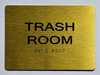 Trash Room-TactileSignage