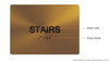 SIGN Utility Room  - Gold
