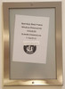 Elevator Certificate Frame  Sign