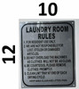 Laundry Room Rules Sign Laundry Room Rules Sign