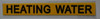 Pipe Marking- Heating Water   Signage Pipe Marking- Heating Water   Signage