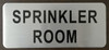 SPRINKLER ROOM Signage