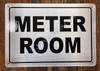 Meter Room  Sign Meter Room  Sign