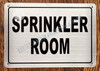 Sprinkler Room Signage