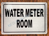 Water Meter Room  Sign Water Meter Room  Sign