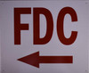 FDC Arrow Left Hpd Sign