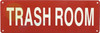 SIGNAGE TRASH ROOM