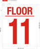 11 FLOOR SIGN 11 FLOOR SIGN