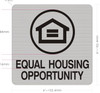 Sign EQUAL HOUSING OPPORTUNITY SYMBOL