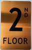 2nd Floor  Safety Sign