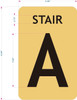 STAIR A  - STAIRWELL NUMBER  Hpd Sign