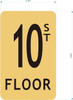 10th Floor  Sign