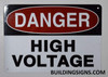 Danger HIGH Voltage HPD SIGN