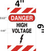 Danger HIGH Voltage BUILDING SIGN
