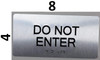 DO NOT Enter Sign-Tactile Signs  Silver-Tactile Touch Braille Sign-Tactile Signs DO NOT Enter Sign-Tactile Signs  Silver-Tactile Touch Braille Sign-Tactile Signs