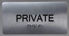 Private Sign-Tactile Signs Tactile Touch Braille Sign-Tactile Signs