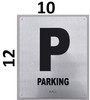 Parking Floor Number Sign-Tactile Signs -Tactile Touch Braille Sign-Tactile Signs
