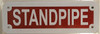 STANDPIPE SIGN