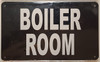 BOILER ROOM   Sign BOILER ROOM   Sign