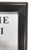Black Snap frame Inches Front Loading Quick Poster Change, Wall Mounted, HEAVY DUTY
