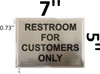 RESTROOM FOR CUSTOMERS ONLY HPD SIGN RESTROOM FOR CUSTOMERS ONLY HPD SIGN
