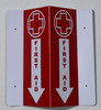 First AID 3D Projection Sign/First AID HPD SIGN
